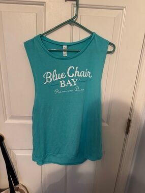 Teal Muscle Tank Top